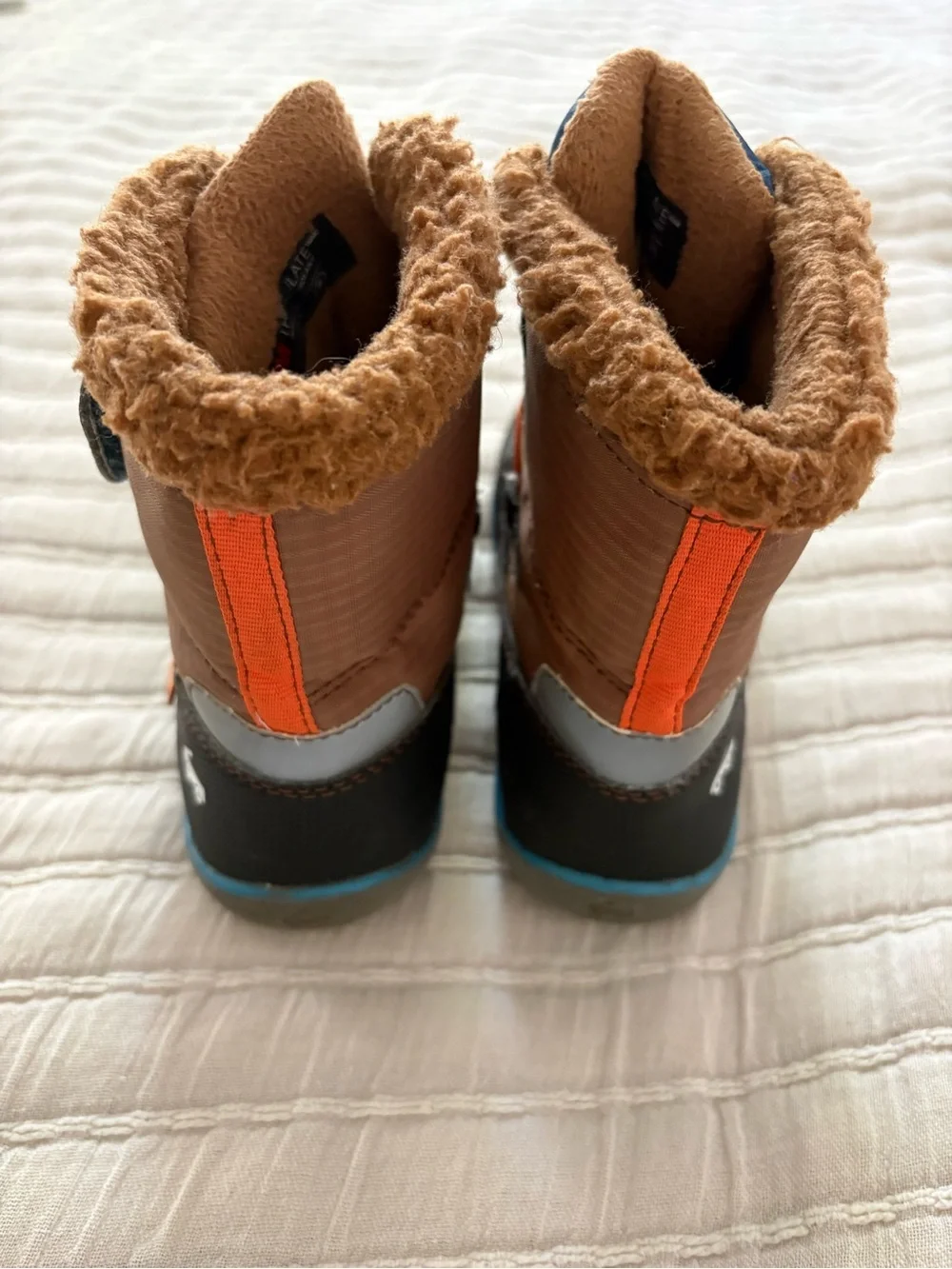 See Kai Run Waterproof Insulated Snow Boots Brown Blue Size Little Kid 13